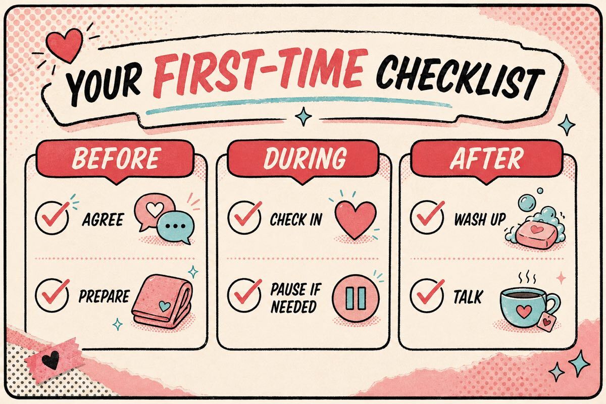 Piss play beginner checklist for before, during and after the experience